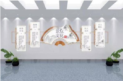 黄梅企业文化墙设计的核心要素。