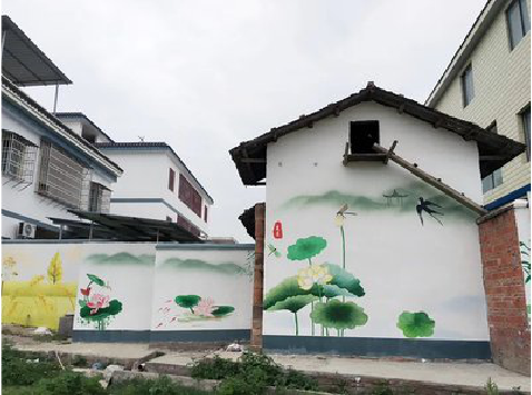 黄梅室外墙绘-从选材到保养。
