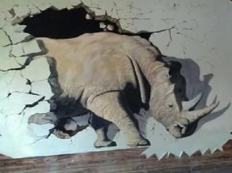 黄梅在墙绘中，如何绘制3D效果？