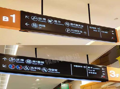 黄梅如何通过商场标识牌引导客流分布？