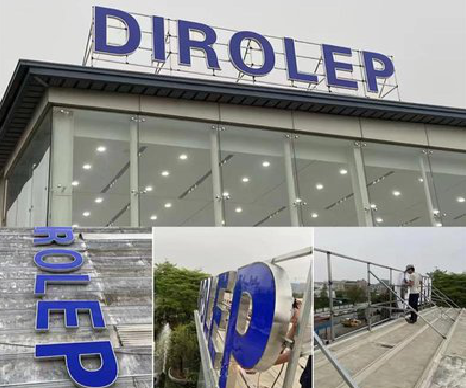 黄梅楼顶发光字安装的注意事项。